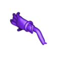 arm behind.stl SHADOWN RUN SONIC HEDGEHOG 3D print model