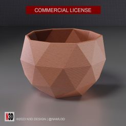 vase-0017-01.jpg STL file VASE 0017 - COMMERCIAL LICENSE・3D printer model to download