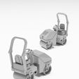 roller-rear.jpg Road works pack - Asphalt roller kit and construction accessories H0 scale