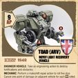M2_Toad_ARV_Card_Front.jpg DUST 1948 \ KONFLIKT '47 - BRITISH Light Walker "Toad ARV"