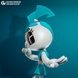 Jennifer Wakeman - My Life As A Teenage Robot 3D Print Model by SillyToys