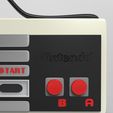 Render1.9.jpg Control Nes 2X1 - Wall Decoration & Keychain