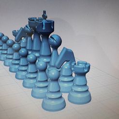 20210209_134509.jpg Fichier STL Jeu d'échec complet・Design à télécharger et à imprimer en 3D