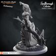 4.jpg Enchantress 3d printable character for board games and tabletop games