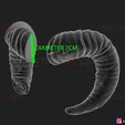 19.jpg Goat Horns - Satan Horns 3D print model