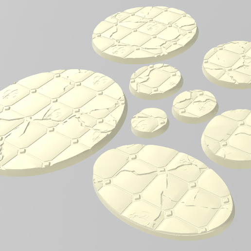 fleur de lys base (80 pcs.) - 3D model önizlemesi