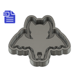 STL00375-2.png Bat Silicone Mold Tray