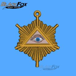 Prividencia-radiante-1.jpg The Eye of Providence Pentant keychain