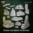 Scraps-and-Ruins-for-Basing.jpg ベース用スクラップと廃材