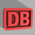 DB-Body-Single-Color.png Deutsche Bahn logo, single color, multicolor and single color printer, MMU, lightbox, lightbox, LED, LOGO, coat of arms