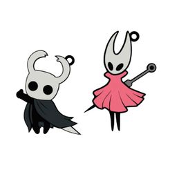 Hollow-Knight-and-Hornet.jpg 3D file Knight and Hornet・3D printer design to download