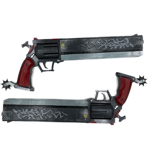 👾 Zenless Zone Zero Billy Kid's Dual Guns revolver prop replica・ 3D ...
