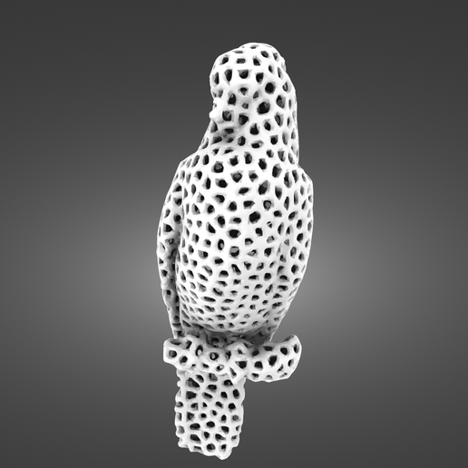 Parrot statuette 3D model