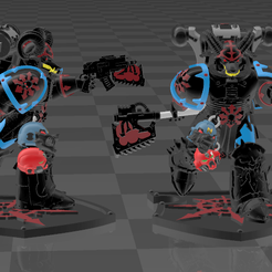 Custom-Chaos-Wolf-35mm-1.png Free 3D file Custom 35mm Chaos Wolf・Model to download and 3D print