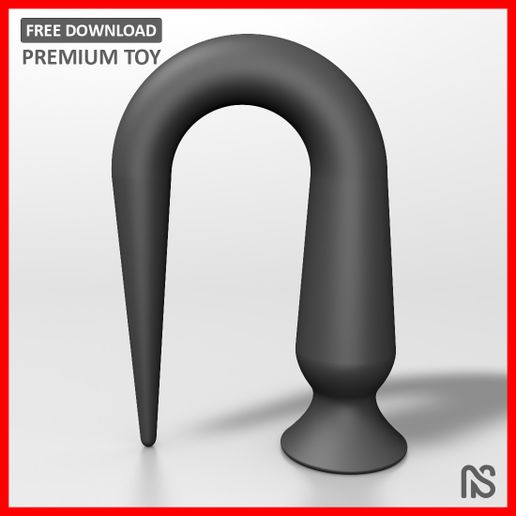Analplug - Super lang ( 300mm) + FormKostenlos STL Datei fr  3D-DruckCults