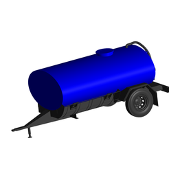 1.png 3D file WATER TANK Trailer・3D print design to download