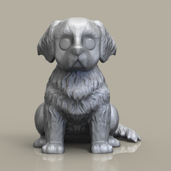 leonberger.464.png Fichier STL FUNKO POP CHIEN (LEONBERGER)・Plan à imprimer en 3D à télécharger