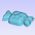 293319775_1410023869516510_8164322173653739244_n.jpg Wrapped Candy Star Solid Relief Model for Vacuum forming molds, silicone molds, bath bombs, soaps ect.