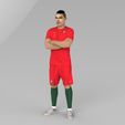 cristiano-ronaldo-portugal-ready-for-full-color-3d-printing-3d-model-obj-stl-wrl-wrz-mtl (5).jpg Cristiano Ronaldo Portugal ready for full color 3D printing