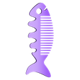 poisson_peigne.stl Free STL file Fish comb・3D printer model to download