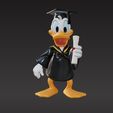 Donald-Graduate1.jpg Donald Graduate - Modelo para impressão 3D | Figura de desenho animado de graduação