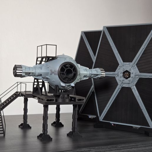 Wing Maintenance Parts for the 1:32 AMT TIE Fighter