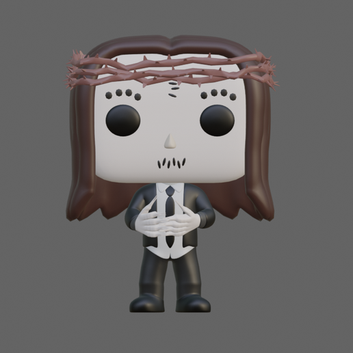 🎨 Funko Pop Slipknot Joey Jordison・ STL File for 3D