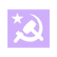 2.stl Hammer and sickle stencil