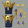 02.jpg Genshin Impact Furina Focalors Jewelry and Accessories MEGA set. Video game, props, cosplay