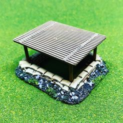 Photo1-Style-1.jpg Small Sandbagged Bunkers Mega Pack - 15mm Flames of War Scale