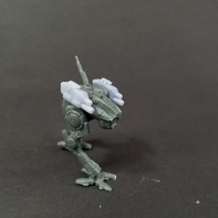 20190828_122327.jpg Free STL file Battletech Locust Variant Mods (1E, 1S, 1M)・3D printer model to download