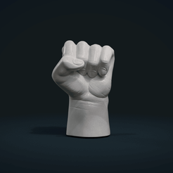 Fist_Cn-0001.png 3D file Fist・Template to download and 3D print