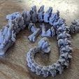 Woodland Dragon, Articulating Flexi Wiggle Pet, Print in Place, Fantasy
