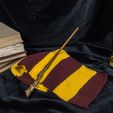 harry-potter-wand-gryffindor019.jpg Archivo 3D Colección de varitas de Harry Potter・Modelo para descargar y imprimir en 3D