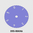 D55-MAX6_disk.png Life/Score Counter D55 : Max 6