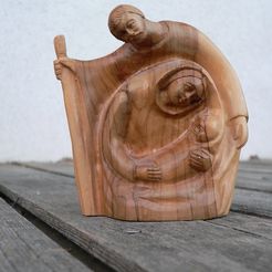 hf_display_large_display_large.jpg STL-Datei Holy Family kostenlos・3D-druckbares Modell zum herunterladen