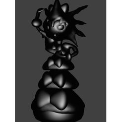 tour siderella noir.jpg Télécharger fichier STL Pokemon, Siderelle, tour, echecs • Design pour impression 3D, Majin59