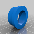 Washer_3_With_Lip_v5.png Fichier STL gratuit Rondelle pour bouteilles de 1 et 2 litres à utiliser avec le bâton d'arrosage pour plantes・Modèle à télécharger et à imprimer en 3D