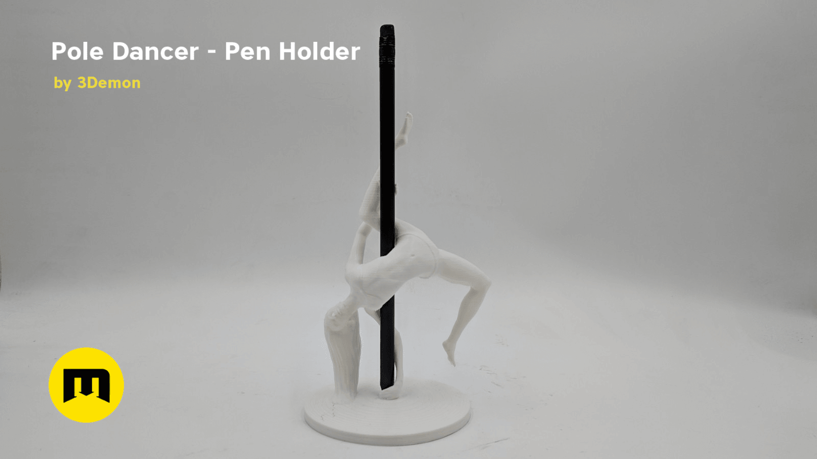 IMG_20190219_142034.png Télécharger le fichier STL Pole Dancer - Porte-stylo • Objet pour imprimante 3D, 3D-mon