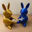 51BCF7EA-FCDE-4CD6-B3D7-EA034707B6CA.jpeg Download free STL file Rabbit tape dispenser • 3D printable design, Kangoo-roo