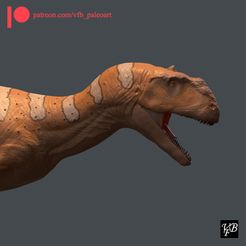 quadrato_artstation-copia.jpg 3D file Majungasaurus crenatissimus - Statue for 3D printing・3D printer design to download