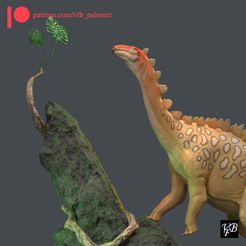 quadrato_artstation-copia.jpg 3D file Miragaia longicollum - Statue for 3D printing・Model to download and 3D print