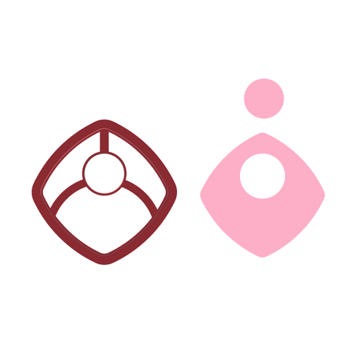 minimalist polymer clay cutter 4 size 3D model