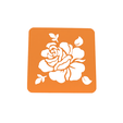 stencil-rosa.png stencil rose - #1
