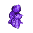 Scrat (Slic3r).stl STL file Baby Scrat (Easy print no support)・3D printing idea to download