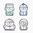 sadagttyb.png PACK 4 SOUTH PARK - COOKIE CUTTER