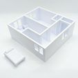 House_3.jpg Two Polly Pocket Buildings + Furniture & Appliances   (30mm Floor to Ceiling) Print in place