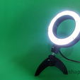 3.png LED ring light on tripod - 3D printing - https://youtu.be/zUDaBUE4kjs