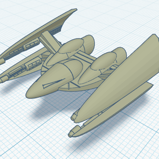 Condor-class Droid Interceptor (X-Wing Scale)