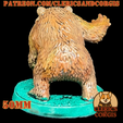 Your-paragraph-text-88.png The Raging Beast : 50mm Bear Monster Mini, Grizzly Bear, or Wild Shape Druid Form for D&D 5e (Pre-Supported)